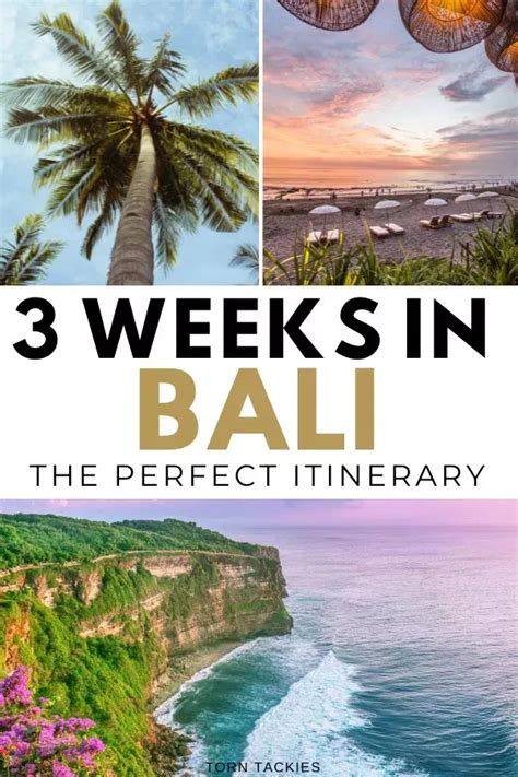 The Beach With Text That Reads 3 Weeks In Bali The Perfect Itinerary