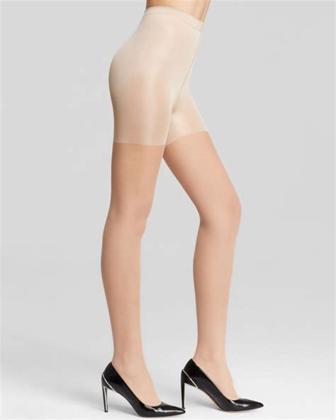 sleek durable and semi sheer in matte neutrals wolford s tights are an everyday essential