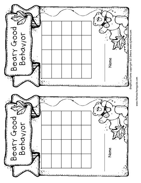 Free Printable Charts For Classroom Free Printable