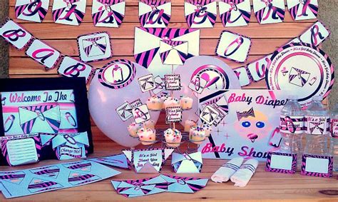 Zazzle can help you find the best zebra baby shower invitations in a snap with our variety of options. Pink Zebra Diaper Girls Baby Shower Decorations ...