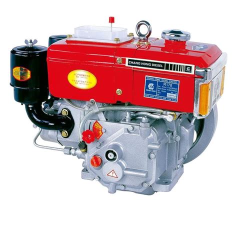 Water Cooling R178 612hp 45kw Single Cylinder Diesel Engine