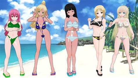 3 Ping Lovers Bikinis By Quamp On Deviantart