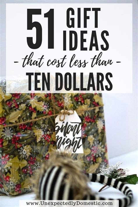 This post may contain affiliate links provided for your convenience. 51 Cheap & Creative Gift Ideas Under $10 (that people ...