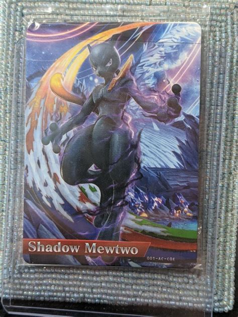 Shadow Mewtwo Amiibo Card Pokemon Pokken Tournament Sealed Mint 2016 Values Mavin
