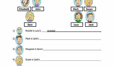 My Family Tree Worksheet For Kids