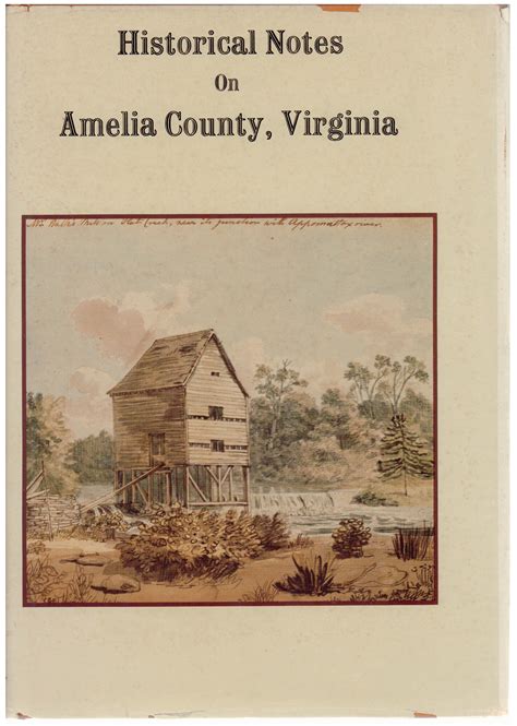 Historical Notes On Amelia County Virginia Ebay