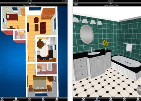 It provides interior design ideas for a kitchen; 7 tablet apps for the interior designer in you