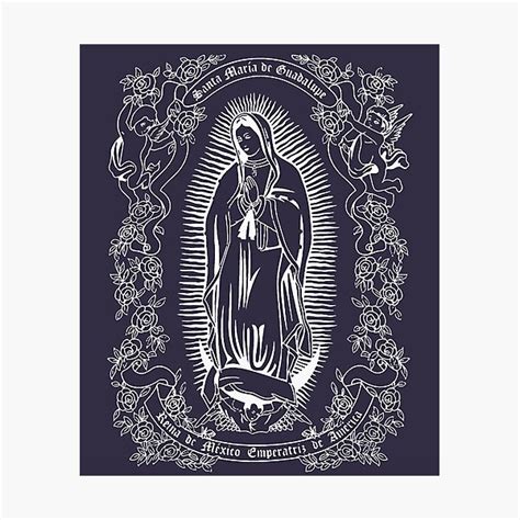 L Mina Fotogr Fica Virgen De Guadalupe Nuestra Se Ora Virgen De Guadalupe Regalo Cristiano De