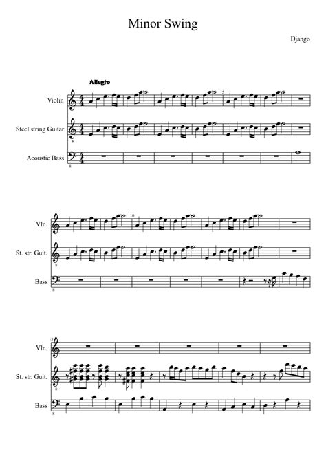 African american spirituals catholicity wiki fandom. Minor Swing 1937 sheet music download free in PDF or MIDI