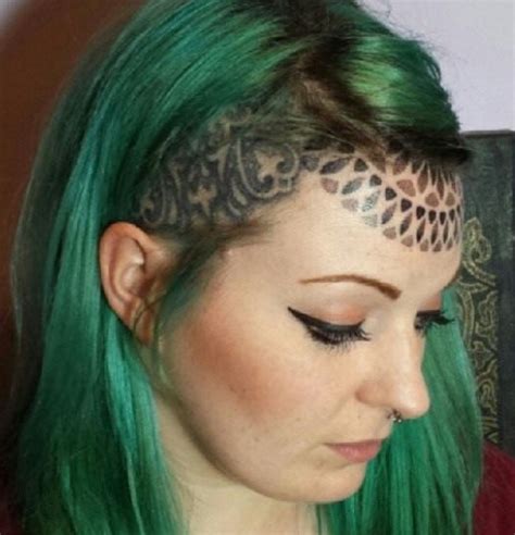 Pin By Shasta Mcnab On Tattoos Face Hairline Tattoos Face Tattoos