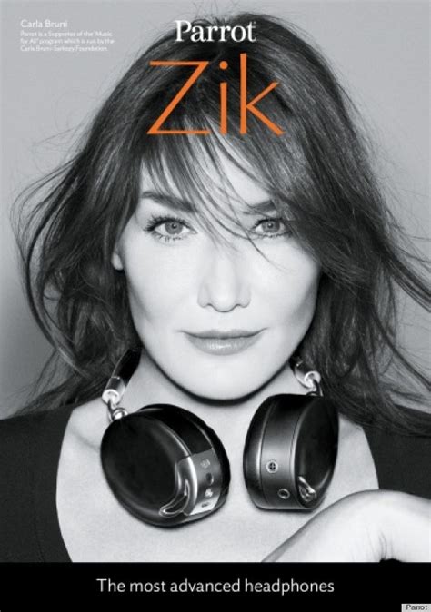 Carla Bruni Headphone Ads For Parrot Put Her In A Class With Kate Upton