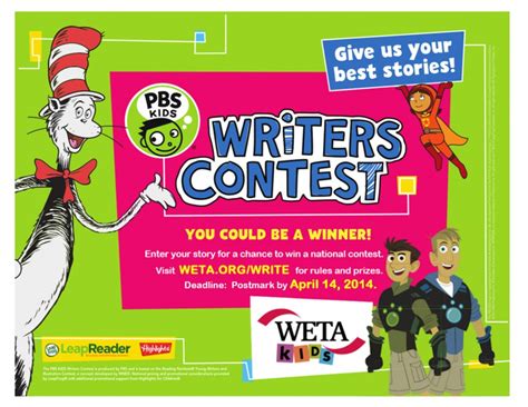 2014 WETA Kids Writers Contest - DCThriftyMomDCThriftyMom