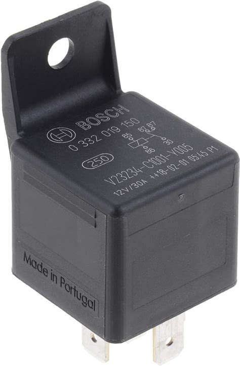 Bosch 0332019150 Normal Open Relay 12v 30a With Holder 5 Terminals