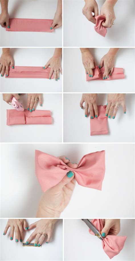 Turn it right side out. dyi hair bow | Diy hair bows, Bows, Fabric bows