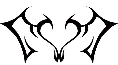 Dragon Heart Tribal Tattoo Clipart Best Clipart Best