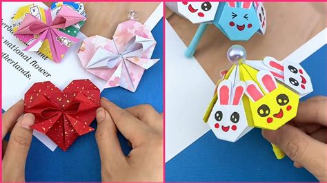 How To Make Paper Things Diy Paper Craft Ideas 39 Youtube