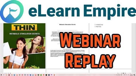Elearn Empire Review Webinar Replay Demo Bonus Dfy Video Course