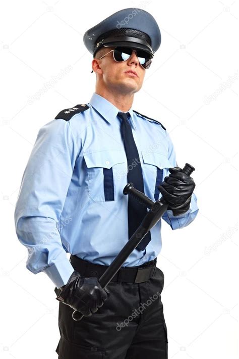 Policeman In Sunglasses — Stock Photo © Petrdlouhy 64080993