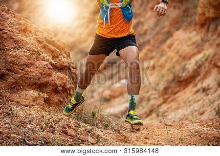 Man Runner Trail Image Photo Free Trial Bigstock
