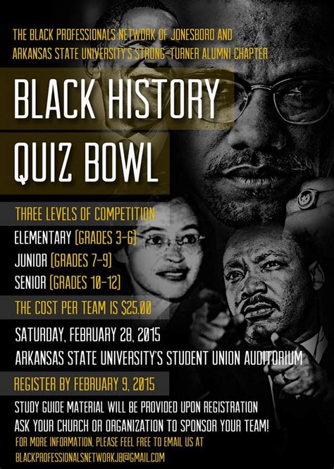 Black History Quiz Bowl 2015 Eddie Mae Herron Center