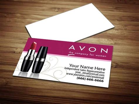 250 Cards Avon Business Card Design 1 Avon Business Cards Template