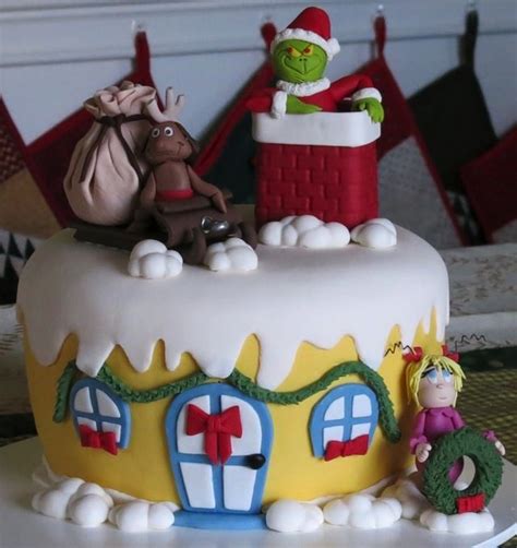 Here is a collection of short, easy christmas plays and comedy skits for your group! Splendid How the Grinch Stole Christmas Cake | Grinch cake ...