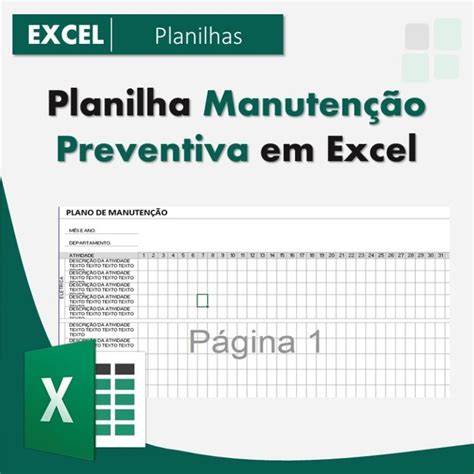 Planilha De Manutencao Preventiva Em Excel Planilhas Prontas Images