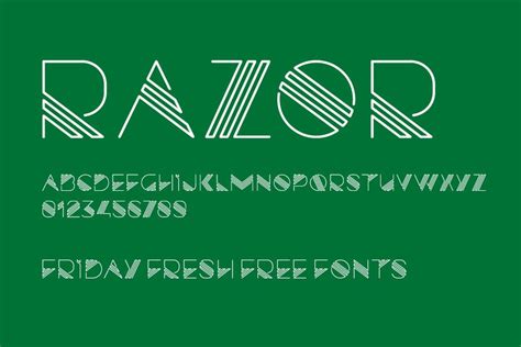 Friday Fresh Free Fonts Cuprum Exo 2 Razor Tipografía Font