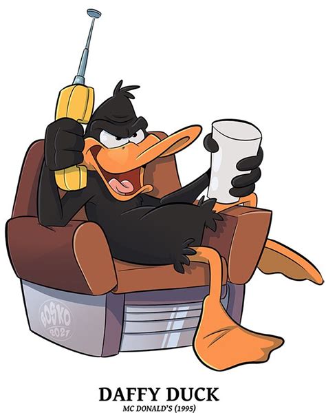 1995 Daffy Duck By Boskocomicartist On Deviantart Daffy Duck Swag