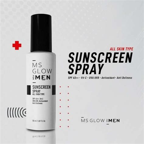 Promo Ms Glow For Men Sunscreen Spray Diskon 16 Di Seller Dunia