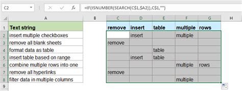 If Cell Contains Text Then Display In Excel