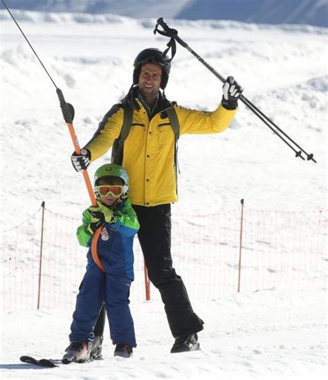 1 by the association of tennis professionals. Novak Djokovic enjoys skiing holiday with family in Dolomites