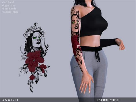 Tattoo Witch By Angissi From Tsr • Sims 4 Downloads