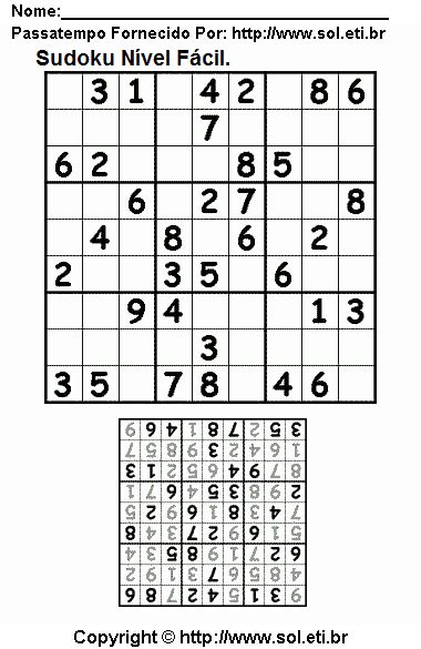 Large 16 x 16 sudoku puzzles remain a popular puzzle, being a larger version of the standard 9x9 puzzle that has taken the world by storm. Sudoku 9 x 9 Com Respostas Para Impressão. Jogo Nº 16.