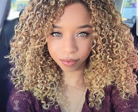 Blonde Curls‼️ Go Follow Lavishcoils For More Curly Hair Pins ‼️ Gorgeous Hair Curly Hair