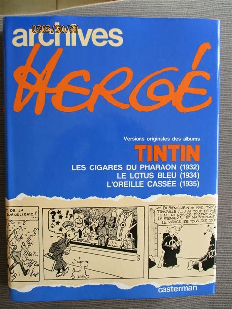 Archives Herge Tome 3 Versions Originales Des