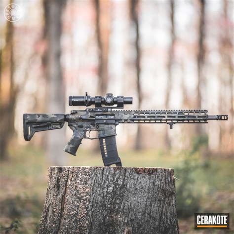 Ar 15 In A Custom Cerakote Multicam Finish By Web User Cerakote