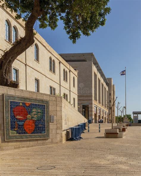 Jerusalem Israel April 2 2018 Street View In Jerusalem City Center