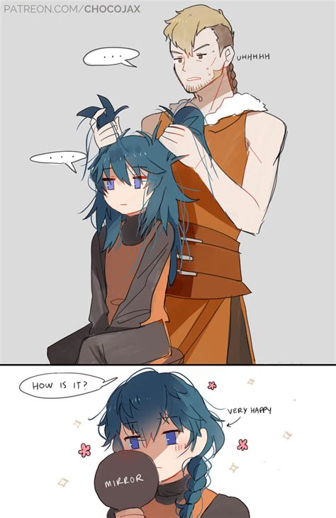 Jeralt Helping Young Byleth Fireemblem