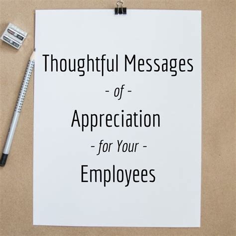 42 Thoughtful Work Appreciation Messages And Notes For Employees