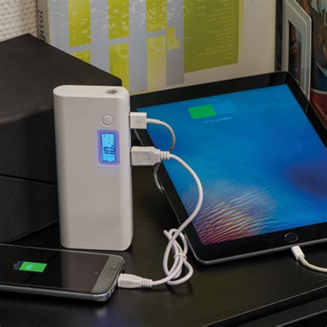The anker powercore ii 10,000 power bank is perhaps the most portable option on this list and allows you to have at least two full charges. Power bank 10 000 mAh