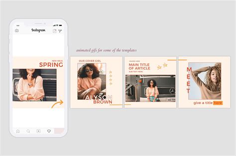 Instagram Carousels Pack Instagram Template Design Social Media