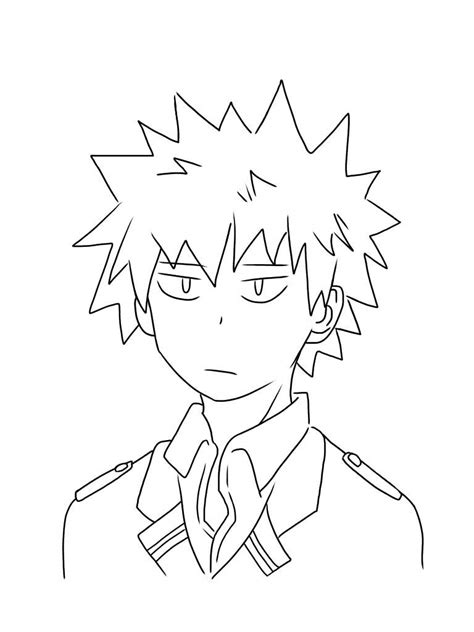 Bakugou Mha Drawings Easy