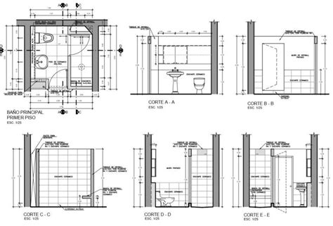 Sanitary English Toilet Detail Elevation And Plan Dwg File Cadbull