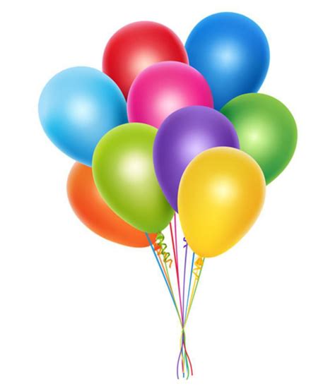 Multicolor Metallic Birthday Party Balloons Pack Of 50 Buy