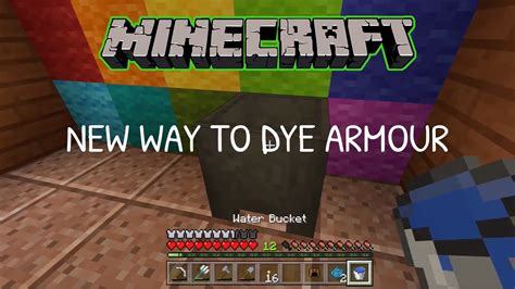 How To Dye Leather Armor In Minecraft 2018 Xbox One 2018 Game