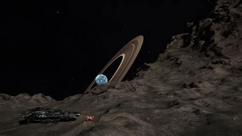 Ringed Earth Like World In Co Orbit With A Gas Giant With Life In Its