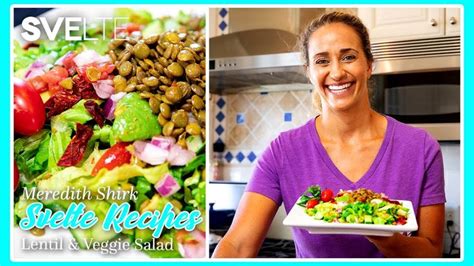 Healthy Fresh Lentil Salad Recipe Svelte Recipes Lentil Salad