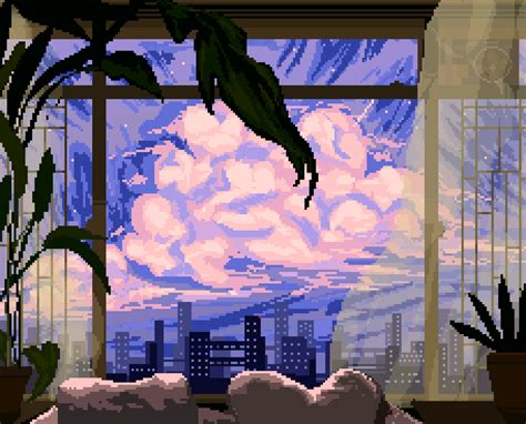 Window Dreams Lofi Pixel Art On Behance