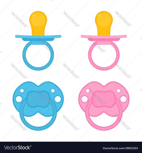 Baby Pacifier Isolated Royalty Free Vector Image